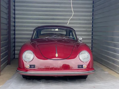 1958 Porsche 356A Sunroof Coupe in Polyantha Red