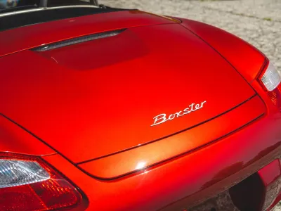 2008 Porsche Boxster in Ruby Red Metallic