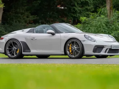 2019 Porsche 911 Speedster in Chalk