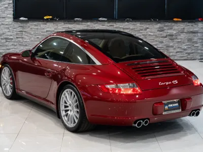 2008 Porsche 911 Targa 4S in Ruby Red Metallic
