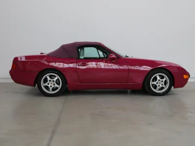 1992 Porsche 968 Cabriolet in Rubystone Red