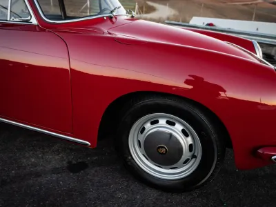 1964 Porsche 356C Coupe in Ruby Red