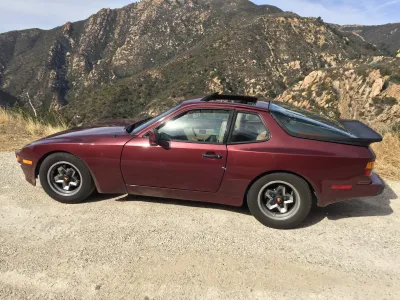 1984 Porsche 944 in Ruby Red Metallic