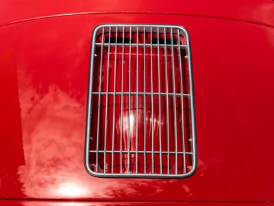1961 Porsche 356B Karmann Notchback in Ruby Red