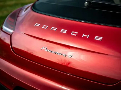 2015 Porsche Panamera 4 in Ruby Red Metallic