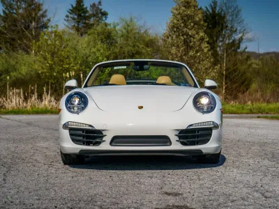 2013 Porsche 911 Carrera Cabriolet in White