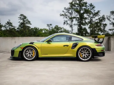 2019 Porsche 911 GT2 RS in Python Green Chromaflair
