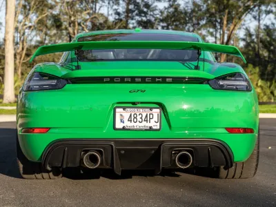 2021 Porsche 718 Cayman GT4 in Python Green