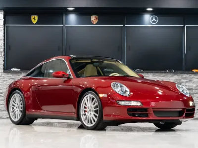 2008 Porsche 911 Targa 4S in Ruby Red Metallic