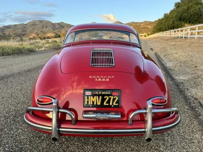 1958 Porsche 356A Speedster in Ruby Red