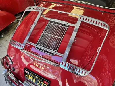 1958 Porsche 356A Speedster in Ruby Red