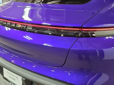 2026 Porsche Taycan 4 in Purple Sky Metallic