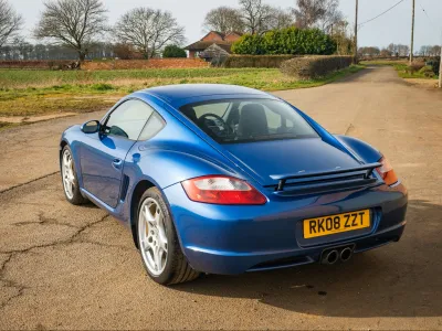 2008 Porsche Cayman S in Cobalt Blue Metallic