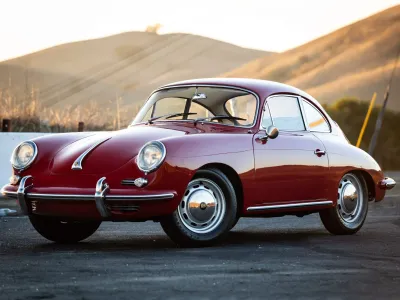 1964 Porsche 356C Coupe in Ruby Red
