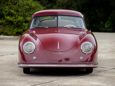 1951 Porsche 356 Pre-A Split-Window Coupe in Maroon