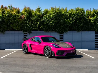 2023 Porsche 718 Cayman GT4 RS Weissach Coupe in Ruby Star