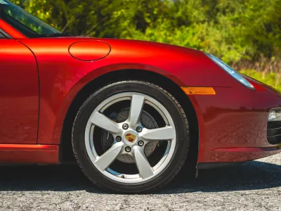 2008 Porsche Boxster in Ruby Red Metallic