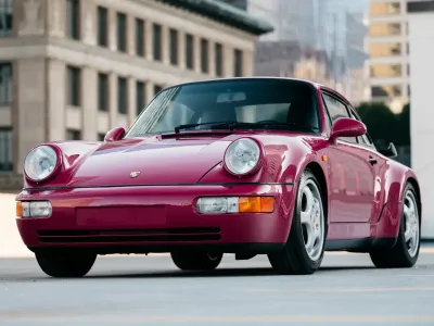 1992 Porsche 911 Turbo in Rubystone Red