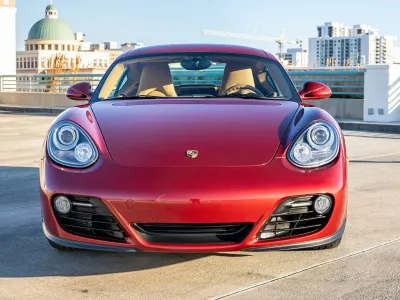 2009 Porsche Cayman in Ruby Red Metallic