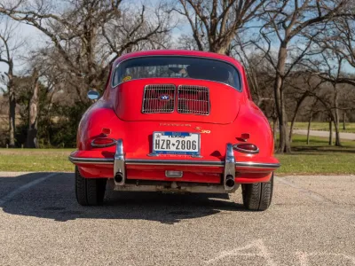 1963 Porsche 356B Super 90 in Ruby Red