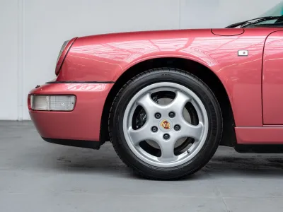 1993 Porsche 911 Carrera 2 Cabriolet in Raspberry Metallic