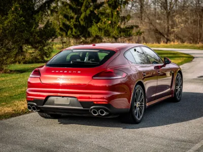 2015 Porsche Panamera 4 in Ruby Red Metallic