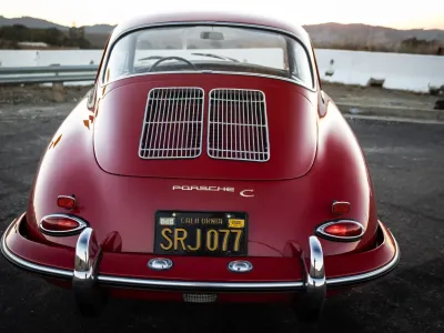 1964 Porsche 356C Coupe in Ruby Red
