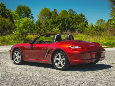 2008 Porsche Boxster in Ruby Red Metallic