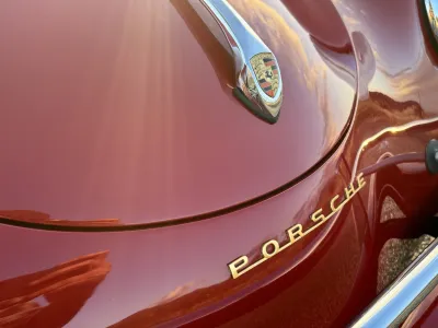 1958 Porsche 356A Speedster in Ruby Red