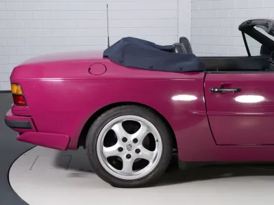 1991 Porsche 944 S2 Cabriolet in Rubystone Red