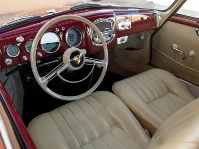 1955 Porsche 356 Pre-A 1500 Continental Coupe In Turkish Red