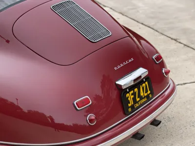 1951 Porsche 356 Pre-A Split-Window Coupe in Maroon