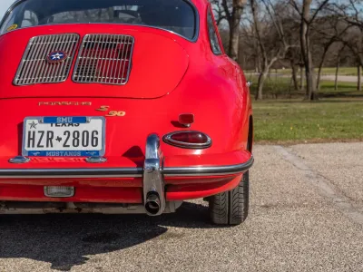 1963 Porsche 356B Super 90 in Ruby Red